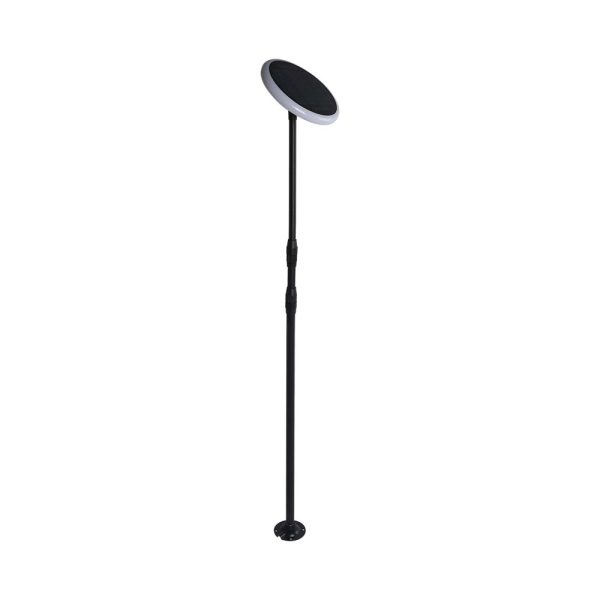 8W LED Lumină Solară de Grădină Albă și Corp Negru 4000K