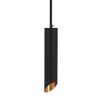 1xGU10 Pendul Suspendat Negru D:55x300mm