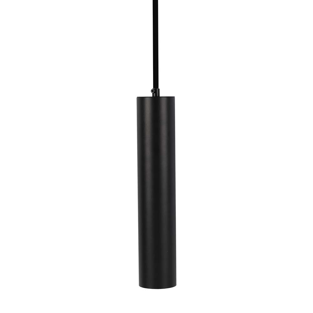 6686-2 1xGU10 Pendul Suspendat Negru D:60x300mm - Image 1
