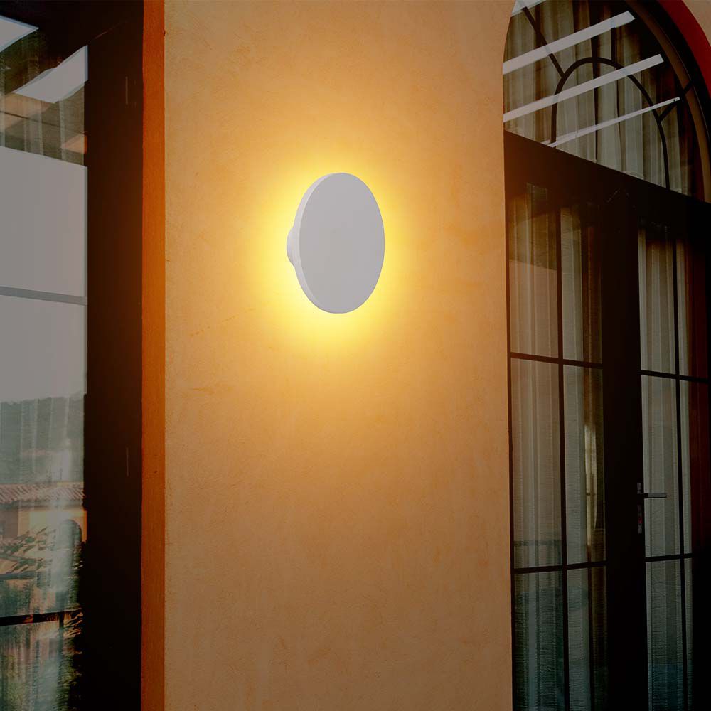 6786-3 12W Plafonieră LED Rotunda Ramă Albă 4000K - Image 1