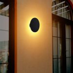 12W Plafonieră LED Rotunda Ramă Neagră 4000K