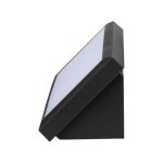 20W LED Lumină pentru Fațadă Soft Light-Large 3000K Corp Negru IP65
