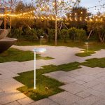 6W LED Stâlp de Grădină Corp Alb 4000K IP65