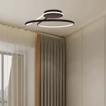 54W LED Designer Light Triac Dimabil NegruRotund 4000K