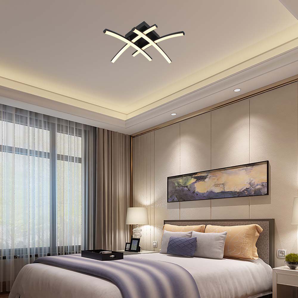 7003-2 24W LED Lampă de Design Neagră 3000K - Image 1