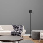 4W LED Lampă de Podea Corp Negru 3000K IP54