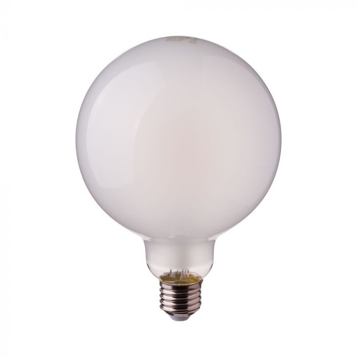 7190-p1_29 Bec LED 7W Filament E27 G125 Mat Alb rece A++ - Image 1