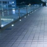 Suport de Oțel Îngropat GU10 Pătrat Negru IP65