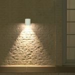 Lampă de perete rotundă Corp alb iluminare 1 direcție IP44