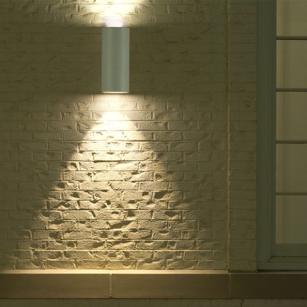 Lampă de perete rotundă Corp alb iluminare 2 Way IP46