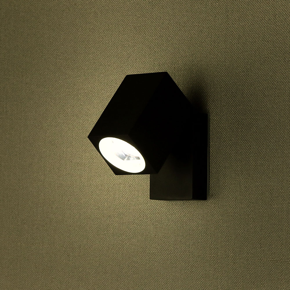 7553-2 Lampă de Perete din Aluminu GU10 poziție ajustabilă IP44 - Image 1