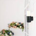 Lampă de grădină GU10 Corp Rotund Aluminiu Negru Black 121x80x250mm IP55