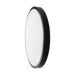 36W LED Plafonieră LED Cip SAMSUNG 6500K Rotundă Ramă Neagră IP44