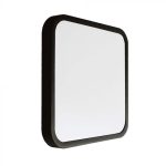 18W Plafonieră LED Cip SAMSUNG 4000K Patrată Ramă Neagră IP44