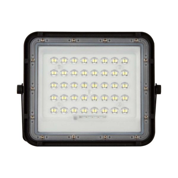 6W LED Proiector Solar 6400K Baterie Detașabilă 3m de Cablu, Negru