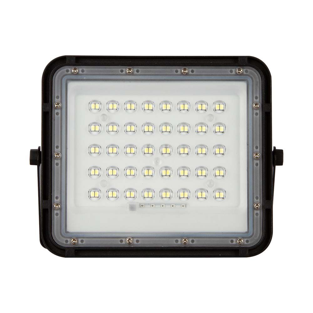 7824-2 10W LED Proiector Solar 4000K Baterie Detașabilă 3m de Cablu, Negru - Image 1
