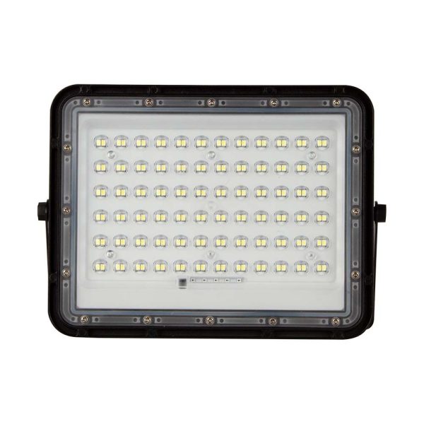 15W LED Proiector Solar 6400K Baterie Detașabilă 3m de Cablu, Negru