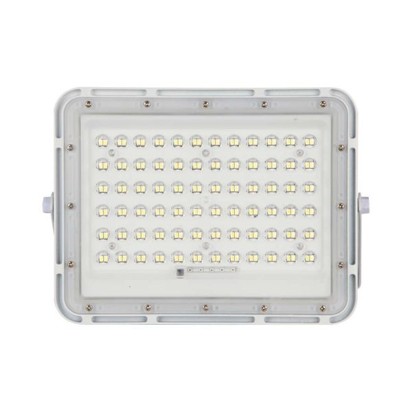 15W LED Proiector Solar 6400K Baterie Detașabilă 3m de Cablu, Alb