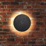 12W LED Lumină de Perete Corp Negru Dimabil 3in1