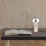 Lampă de Masă LED Baterie 1800mAh 150x250 3in1 Corp Auriu