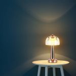 LED Lampă de Masă 1800mAH Baterie D:13.5*26.5 Corp Auriu 3IN1