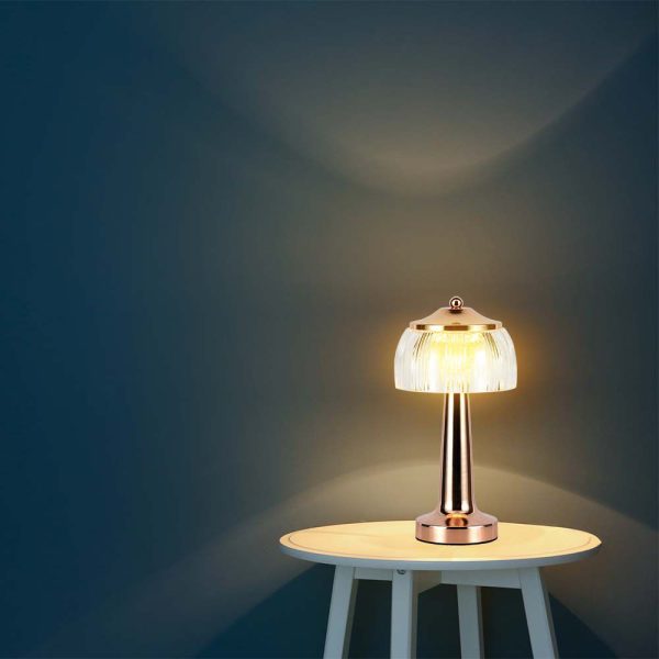 LED Lampă de Masă 1800mAH Baterie D:13.5*26.5 Corp Auriu 3IN1