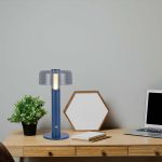 LED Lampă de Masă cu Acumulator 1800mAh 150 x 300 3 in 1 Corp Violet
