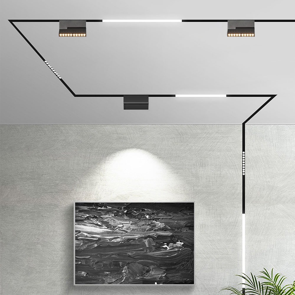 7964-2 Spot Linear LED Magnetic 10 x2W SMD Negru IP20 24V 3000K - Image 1