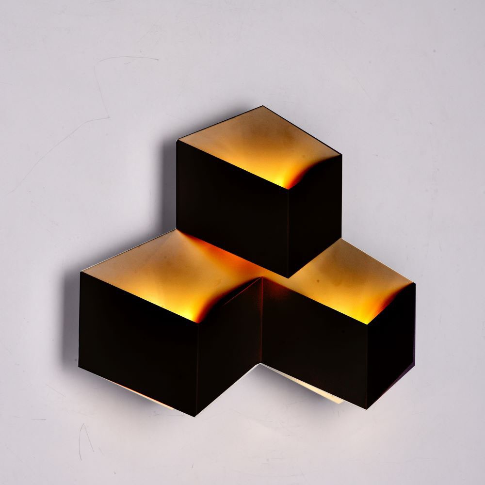 8223-2 9W LED Lumină de Perete Corp Negru 3000K IP20 - Image 1