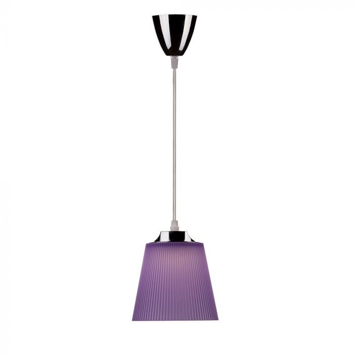 8504-p1_88 7W Pendul LED Alb natural Corp Crom Violet - Image 1
