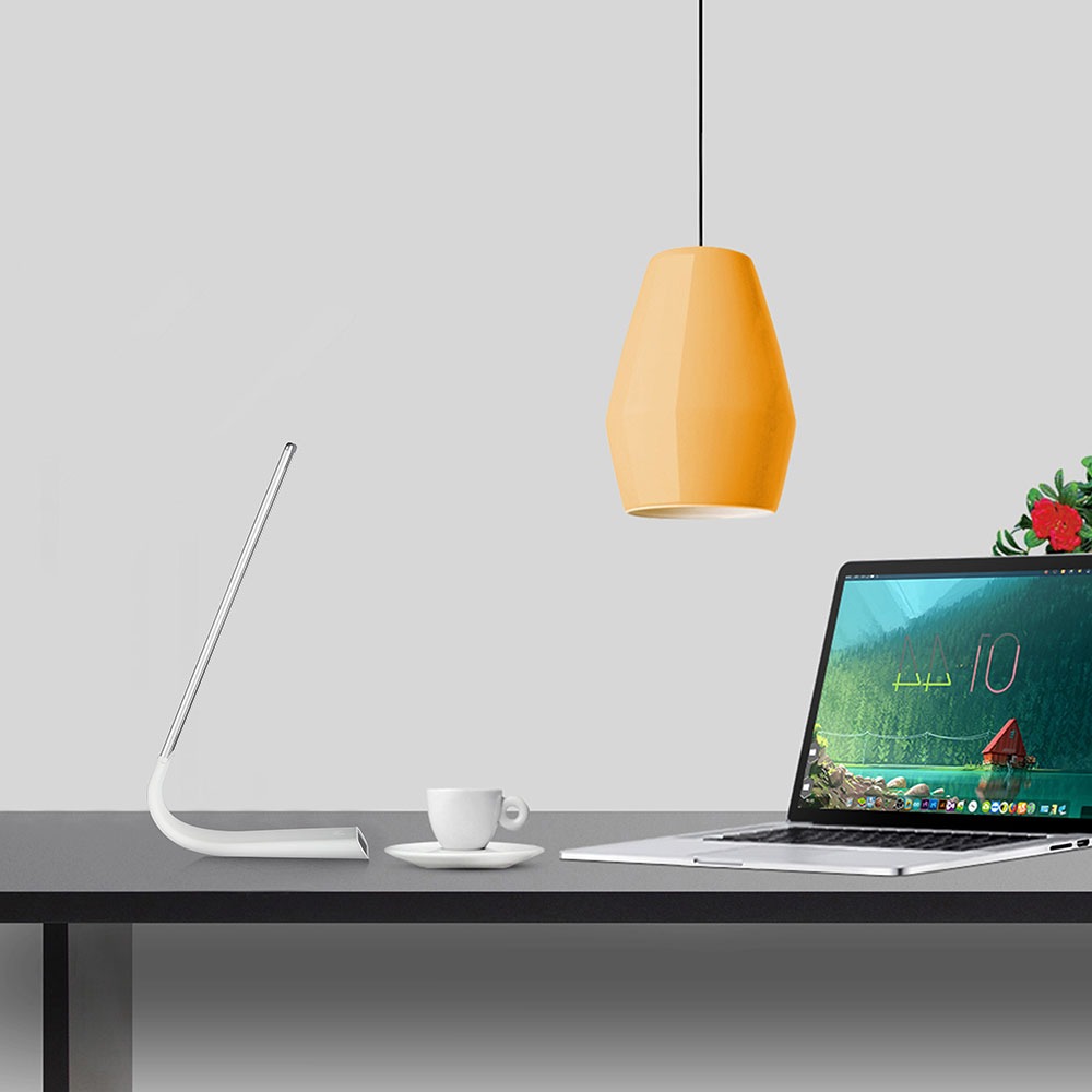 8520-2 Lampă de birou flexibilă & Slim de 6.5W LED 3 în 1 Albă - Image 1
