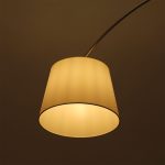 Lampă LED de Podea Soclu E27 Abajur Ivoire