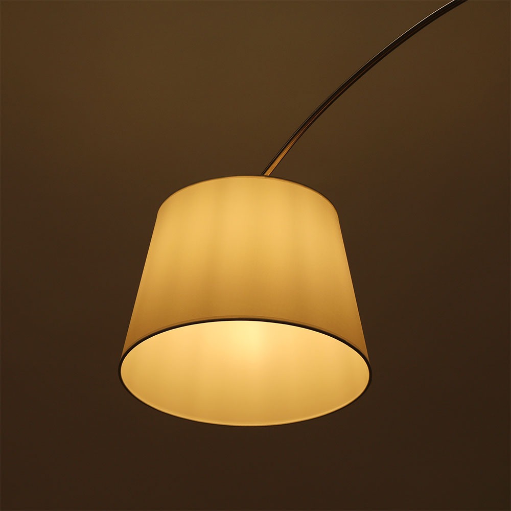8565-2 Lampă LED de Podea Soclu E27 Abajur Ivoire - Image 1