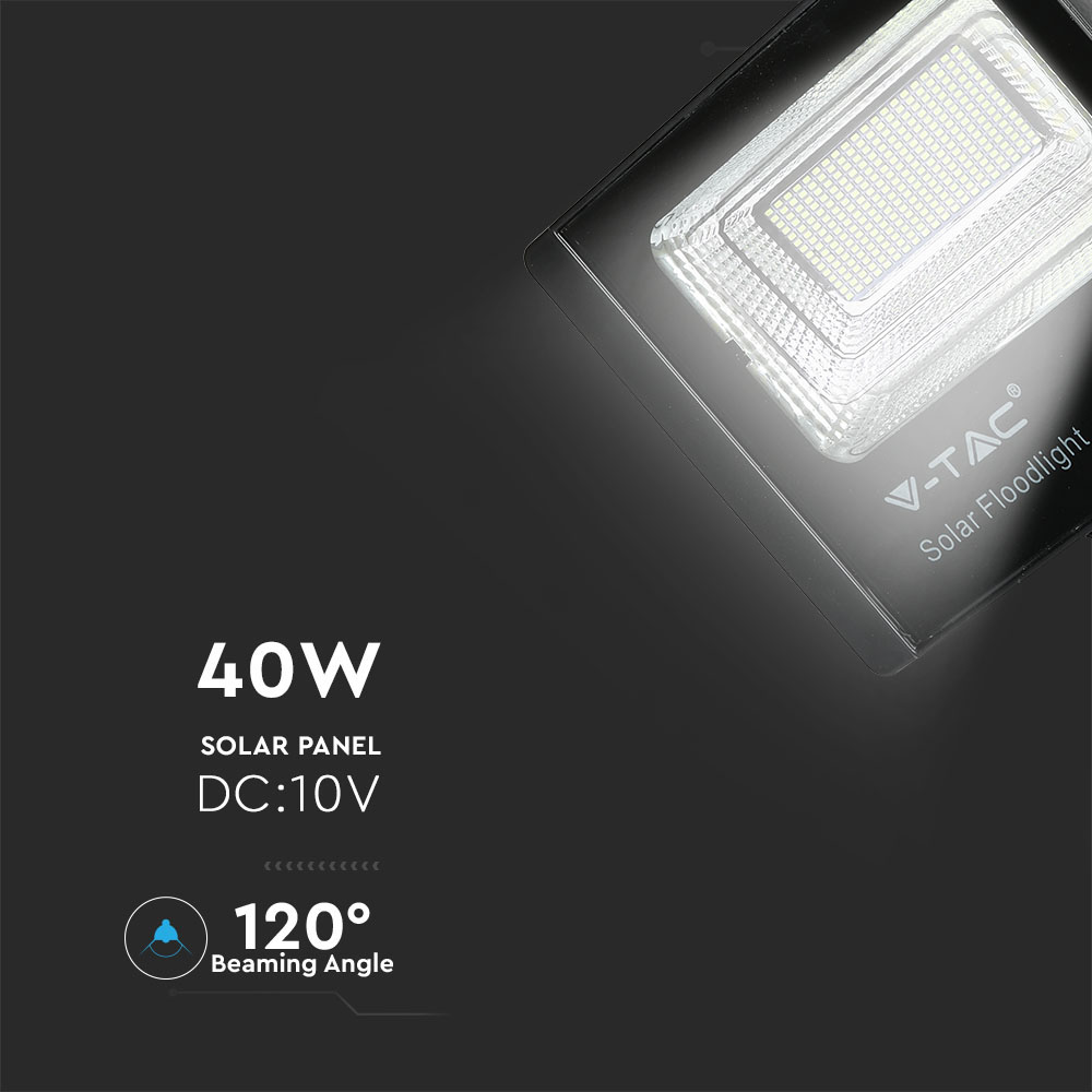 8577-2 Panou Solar 40W Proiector LED 4000K - Image 1