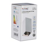 GU10 Suport Pătrat Alb & Rose Gold