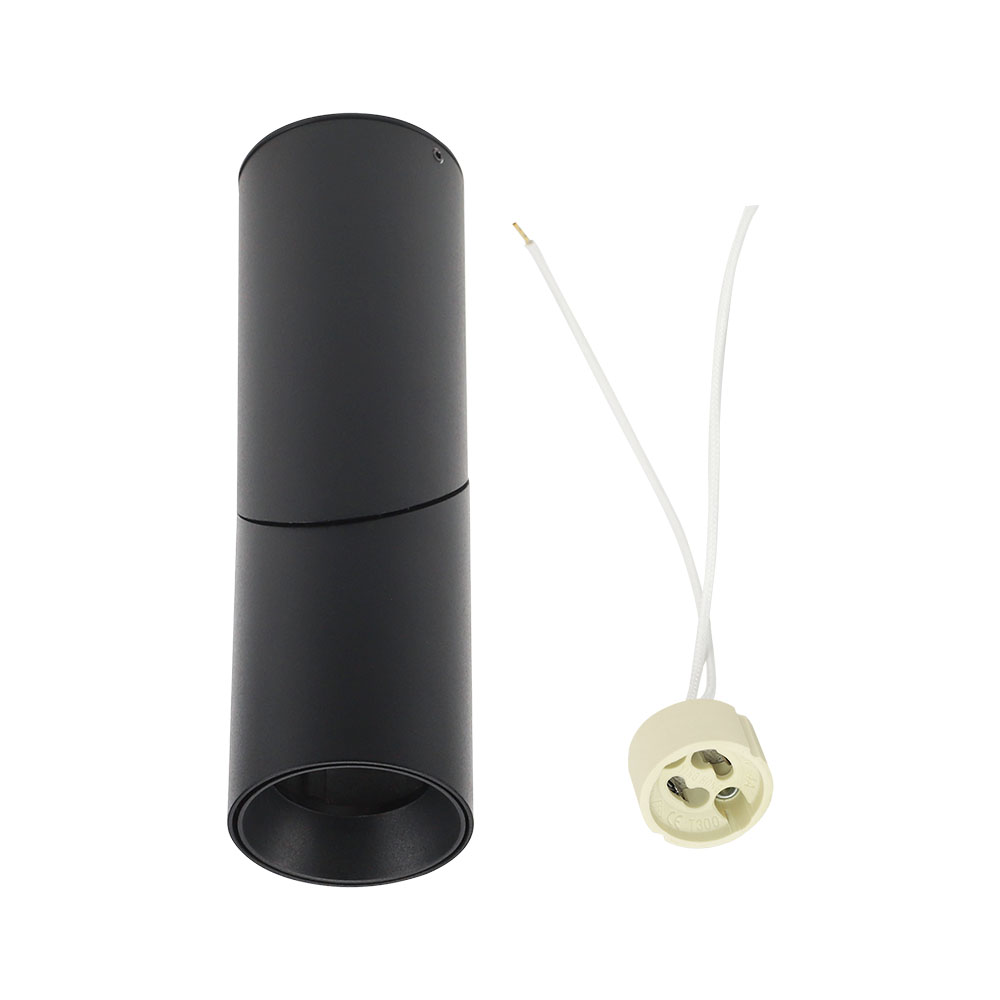 8947-2 Suport GU10 Aparent Negru - Image 1