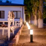Е27 Bollard Lamp 45cm Oțel Inoxidabil Corp Gri IP44