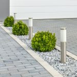 E27 Bollard Lamp 45cm PIR Senzor Oțel Inoxidabil Corp Satin Nichel IP44