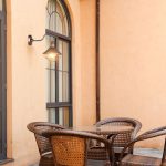 Lumina de Perete Mat Rose Gold Metalic E27 IP65 Jos