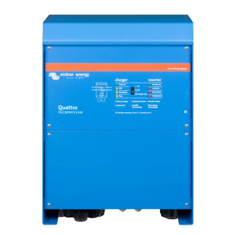 QUA125020000 Invertor 12V 5000VA Victron Energy Quattro 12/5000/220-100/100 - Image 1