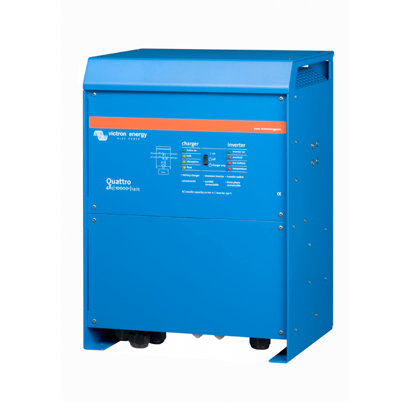 QUA481030010 Invertor 48V 10000VA Victron Energy Quattro 48/10000/140-100/100 - Image 1