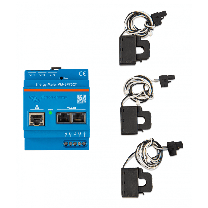 REL200300100 SmartMeter Victron Energy VM-3P75CT - Image 1
