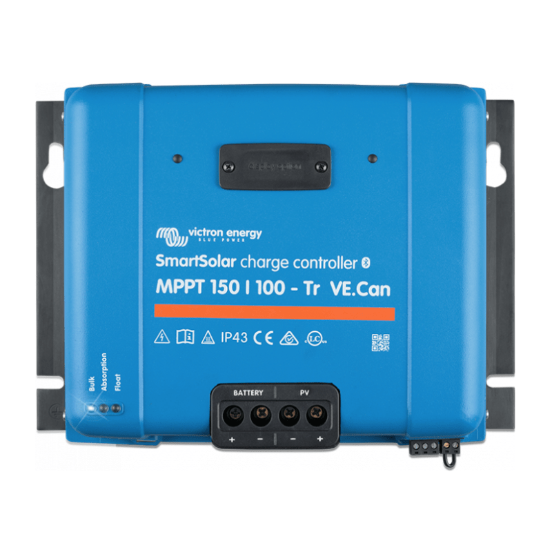 SCC115110411-min MPPT SmartSolar 12V 24V 48V 100A, 150/100-Tr-VE.Can, Victron Energy - Image 1