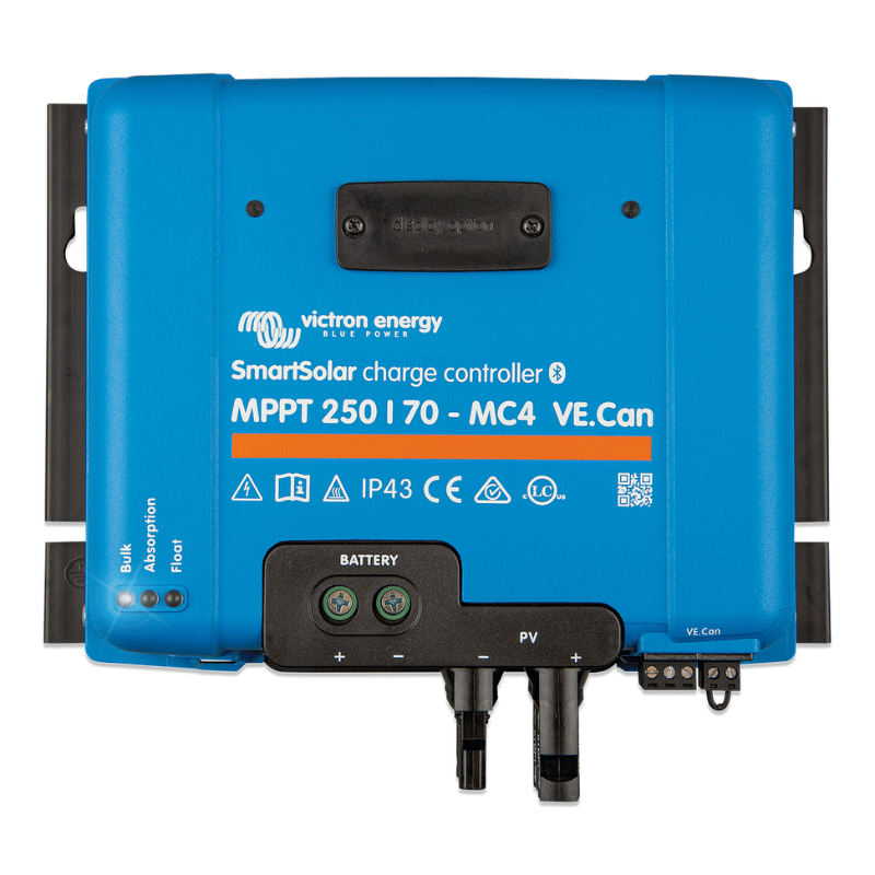 SCC125070521 MPPT SmartSolar 12V 24V 48V 70A, 250/70-MC4 VE.Can, Victron Energy - Image 1
