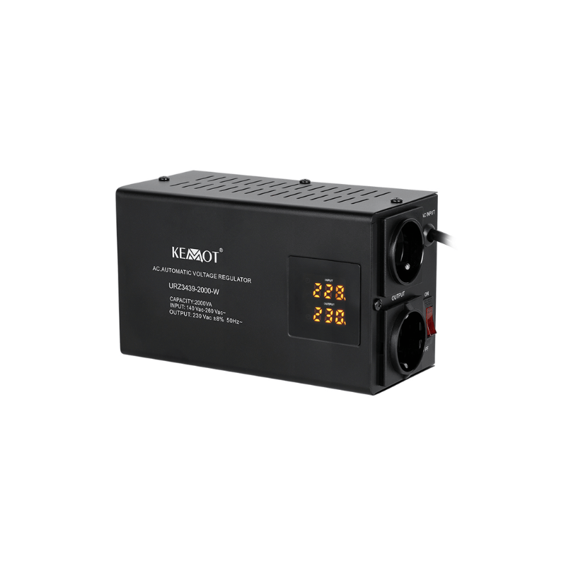 URZ3439-2000 Stabilizator Tensiune Automat 2000VA Perete, KEMOT - Image 1