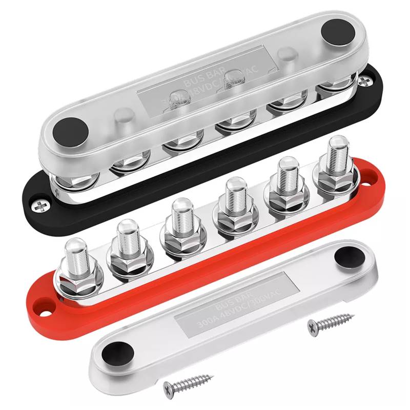 busbar-300A-1 Set bara de conexiune Busbar 300A 6P - Image 1