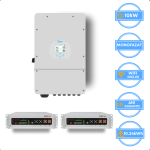 Invertor Deye 10kW, SUN-10K-SG02LP1-EU-AM3 + Acumulator Pytes 10.24kWh, v5a