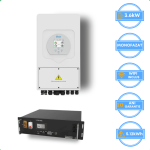 Invertor Deye 3.6kW, SUN-3.6K-SG05LP1-EU-AM2 + Acumulator V-TAC 5.12kWh