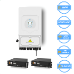 Invertor Deye 8kW, SUN-8K-SG05LP1-EU-AM2-P + Acumulator V-TAC 10.24kWh