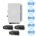 Invertor Deye 15kW, SUN-15K-SG05LP3-EU-SM2 + Acumulator V-TAC 15.36kWh